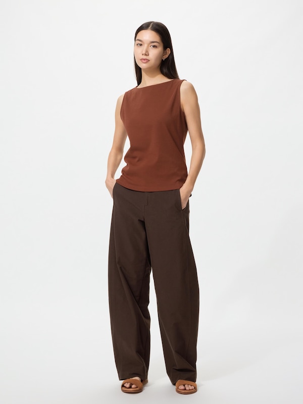 Boat Neck Sleeveless T