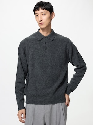 Souffle Yarn Polo Sweater