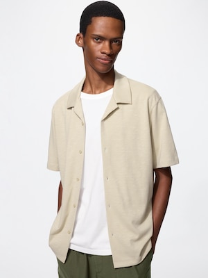 AIRism Cotton Full Open Polo Shirt