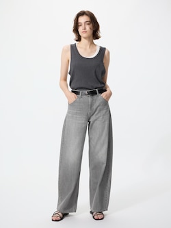 Baggy Barrel Leg Jeans Long