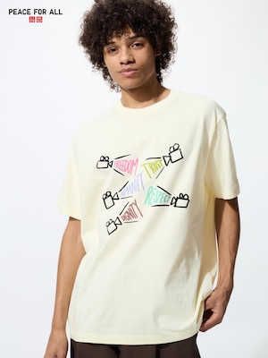 PEACE FOR ALL Displacement Film Fund Short Sleeve T-Shirt
