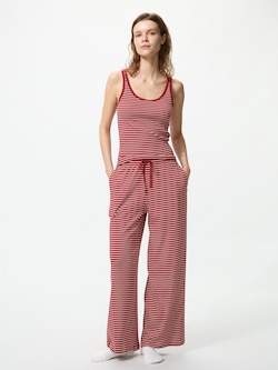 Ribbed Wide Easy Pants Long