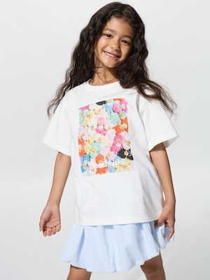 GIRLS Monchhichi UT (Short Sleeve Graphic T-Shirt)