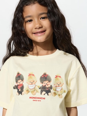 GIRLS Monchhichi UT (Short Sleeve Graphic T-Shirt)