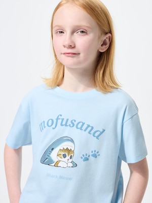 GIRLS mofusand UT (Short Sleeve Graphic T-Shirt)