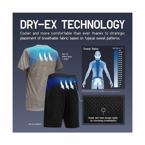 DRY-EX Crew Neck Short Sleeve T-Shirt
