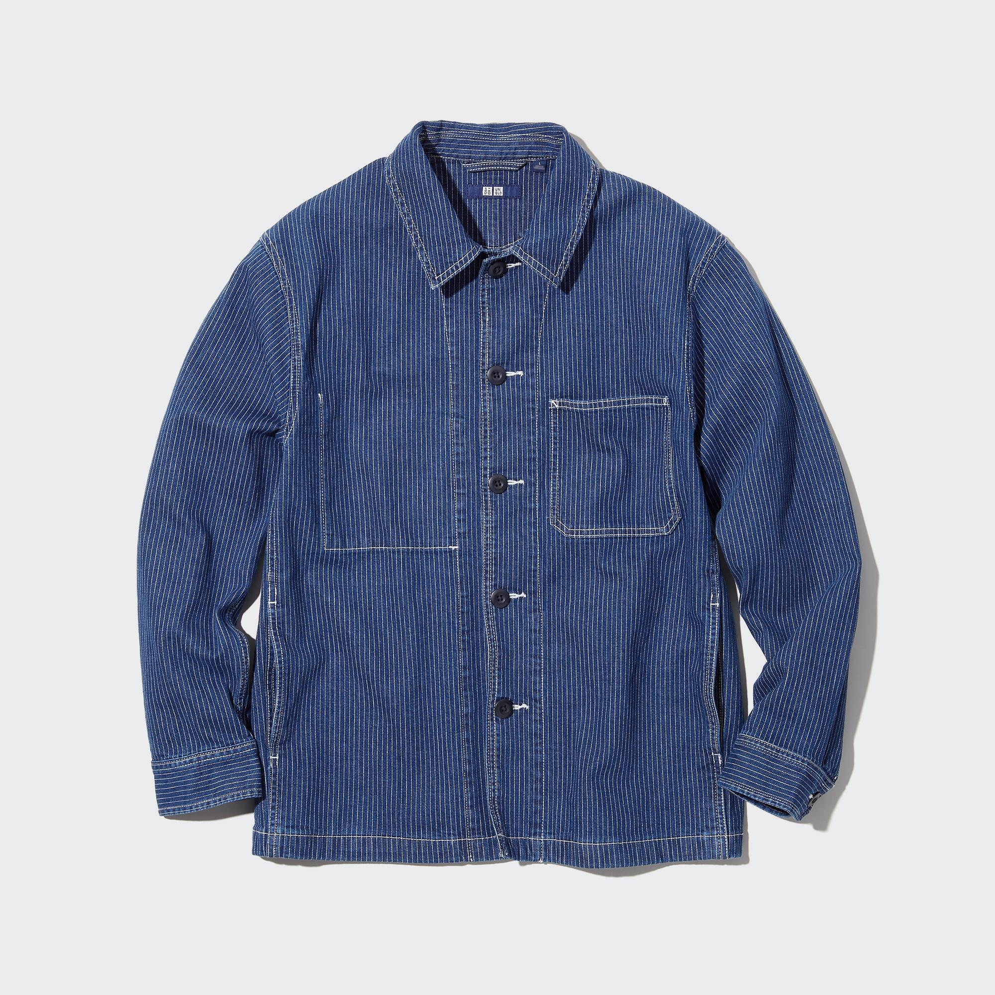 mens work jean jacket