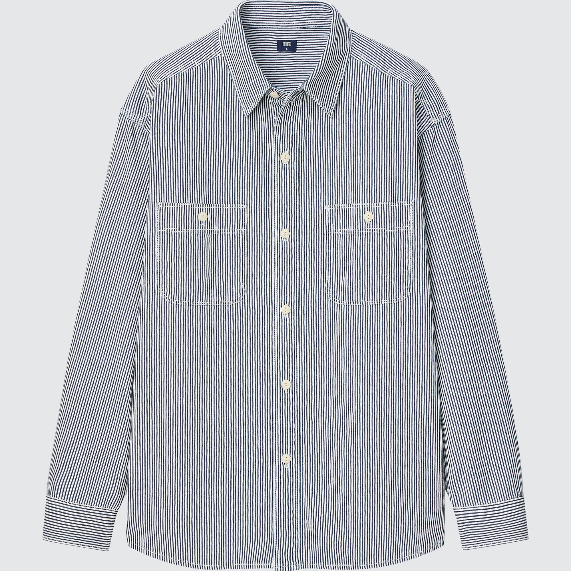 HICKORY WORK LONG SLEEVE SHIRT | UNIQLO TH