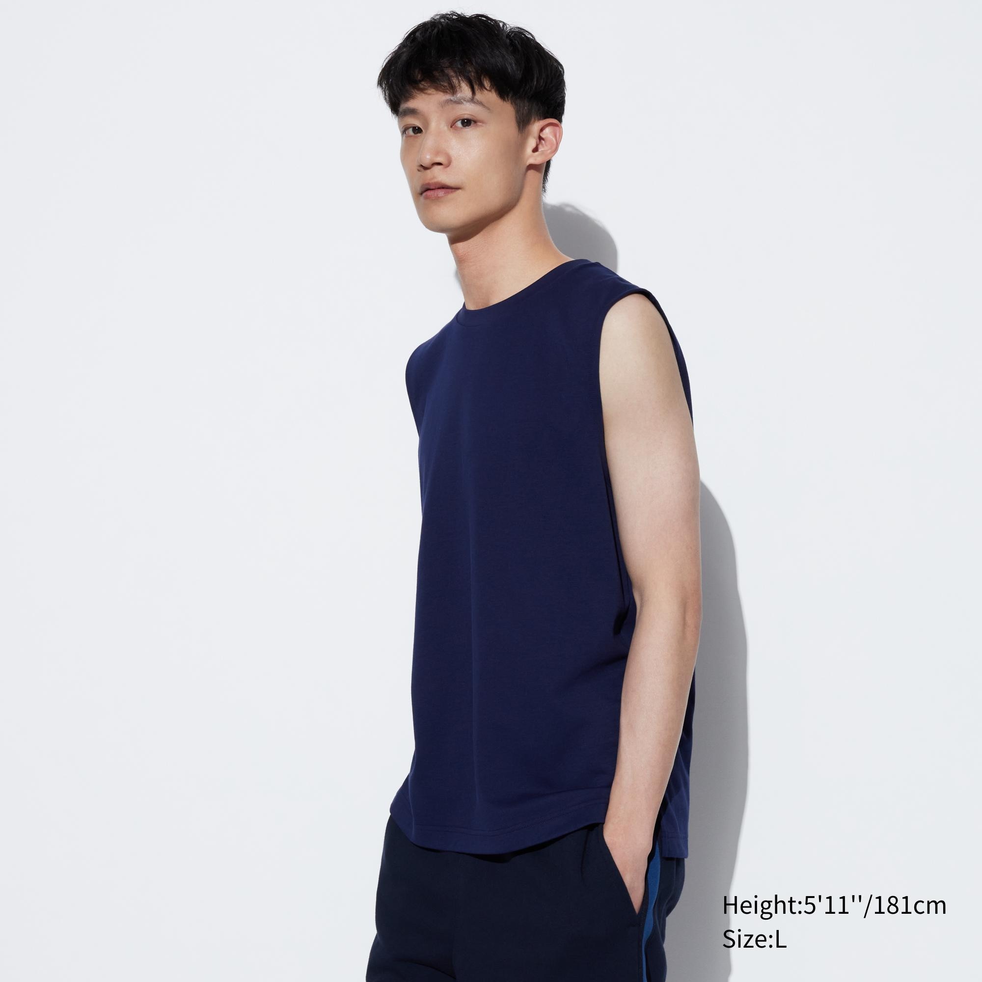 Shop looks for「AIRism Cotton Sleeveless T-Shirt、Cotton Relaxed Ribbed ...