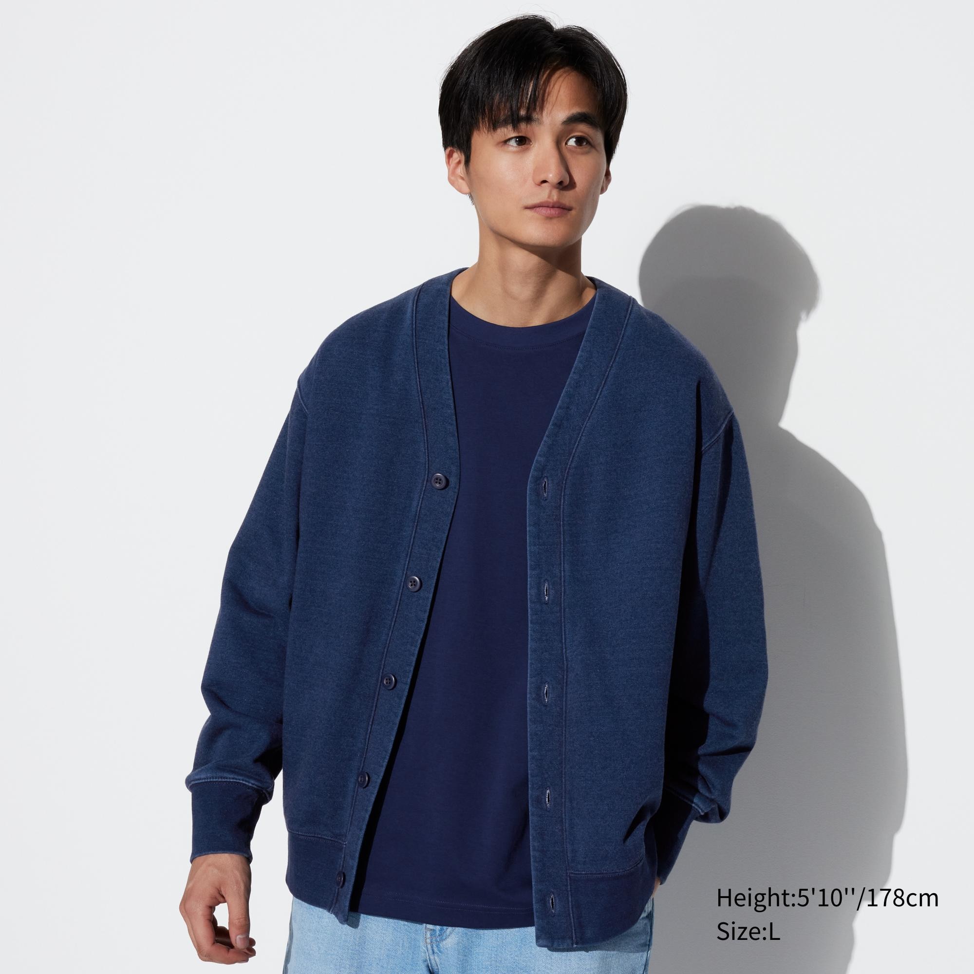 Back Channel】indigo sweat cardigan - スウェット