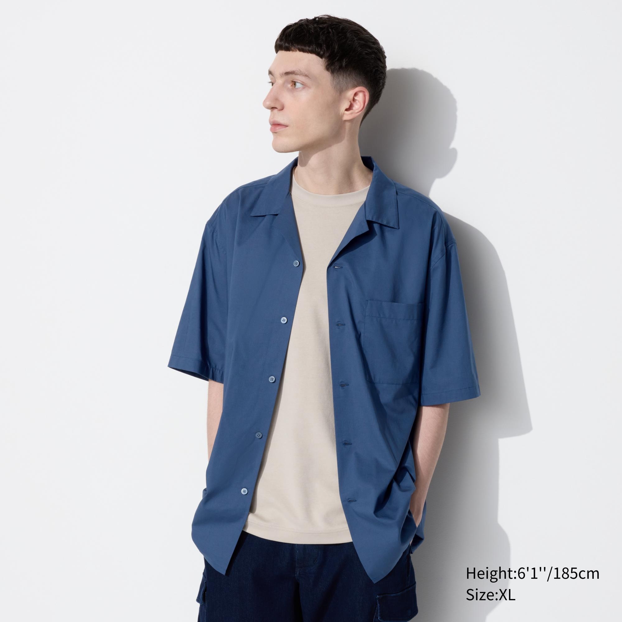 Uniqlo short outlet sleeve button down