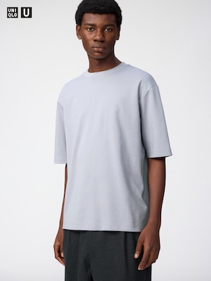 U AIRism Cotton Oversized Crew Neck T-Shirt