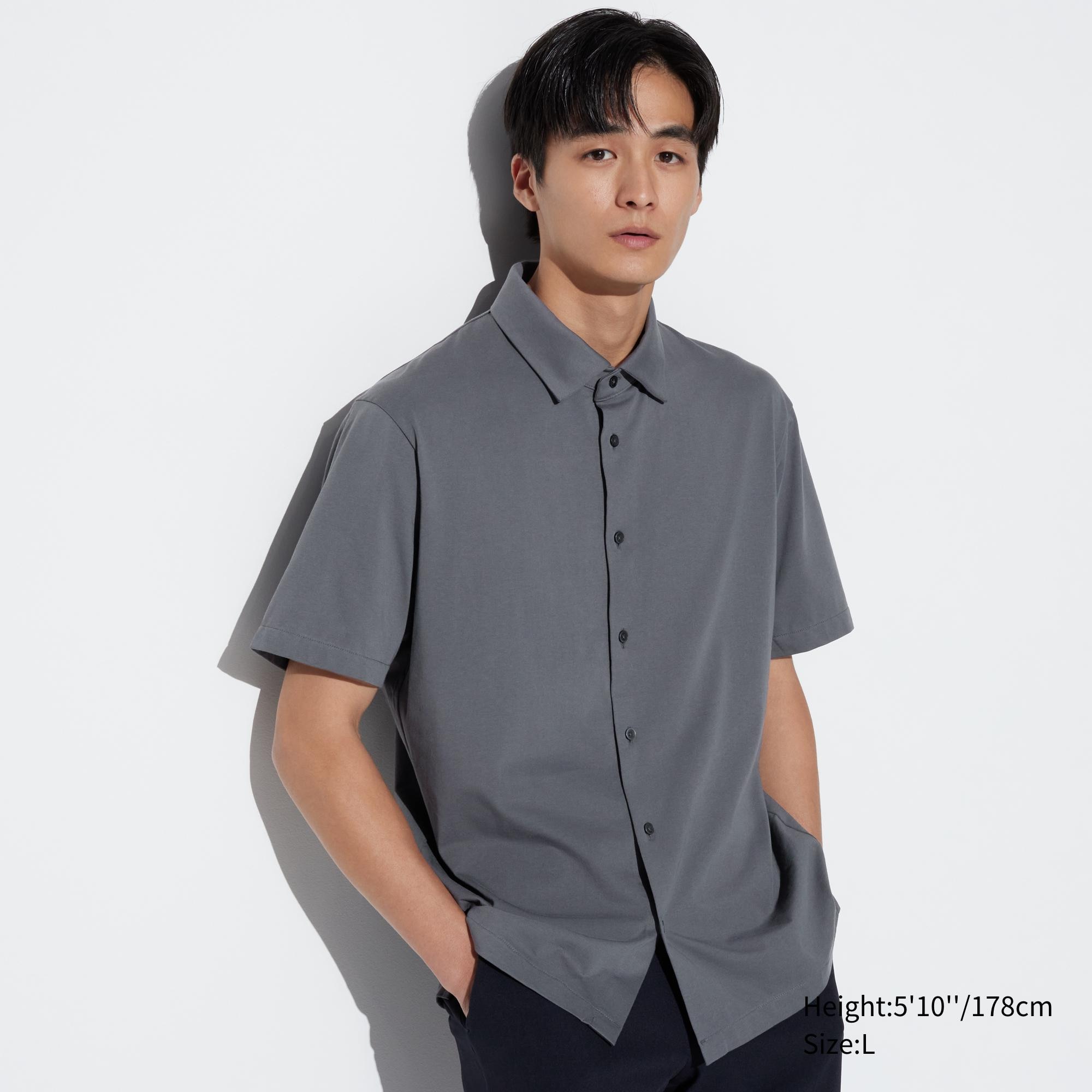 Grey cheap collared shirt