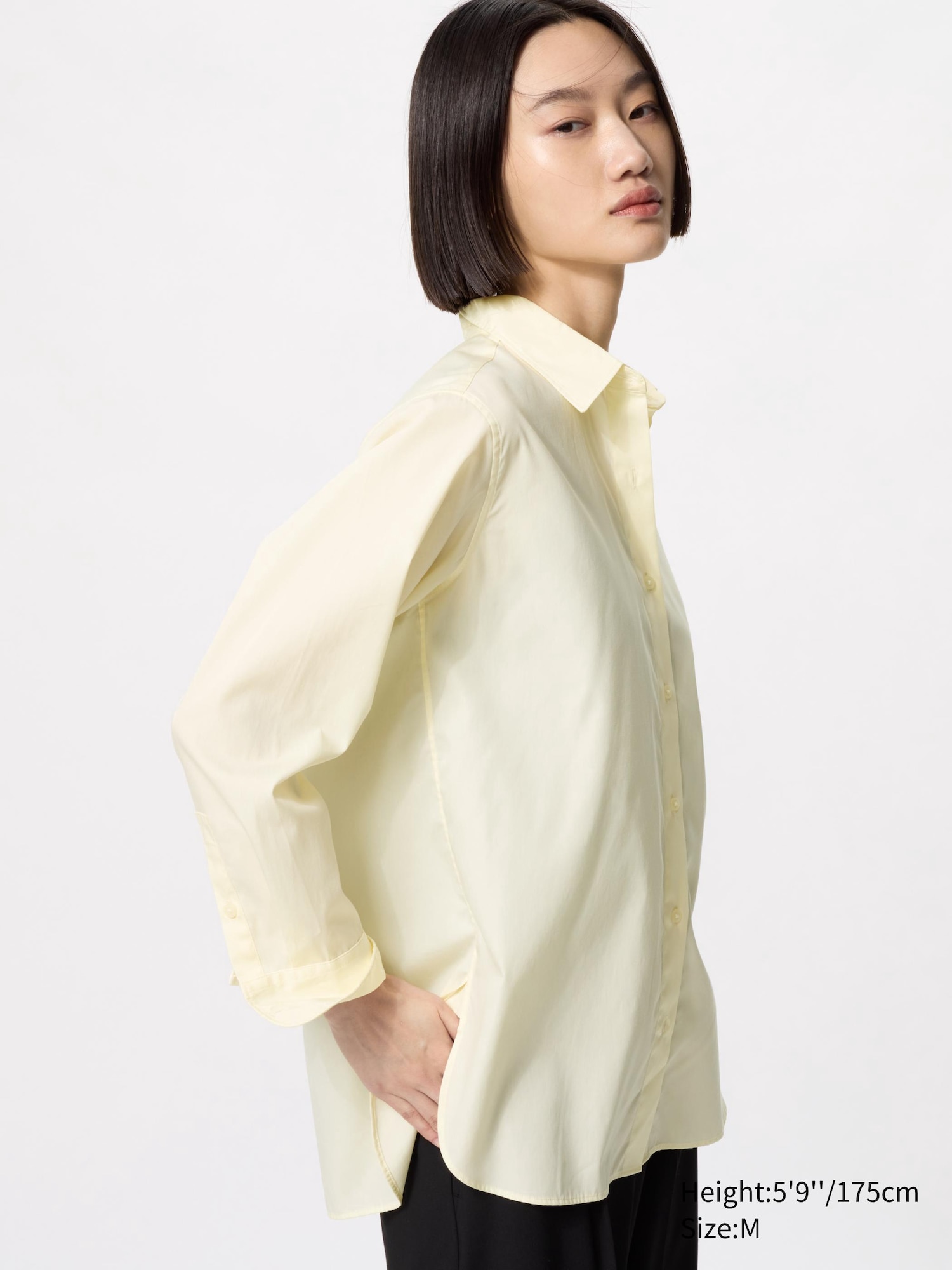 おは WOMEN'S COTTON SHIRT | LONG SLEEVE | UNIQLO TH