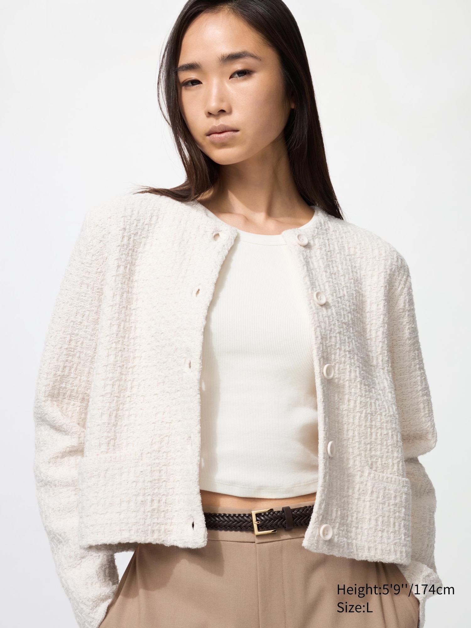 WOMEN'S KNITTED SHORT JACKET | UNIQLO TH