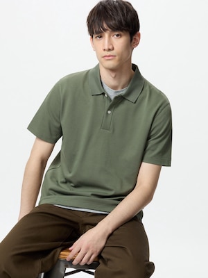AIRism Cotton Pique Polo Shirt