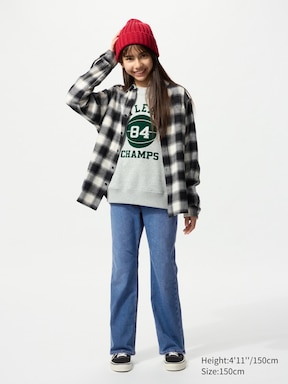GIRLS FLARE JEANS UNIQLO TH