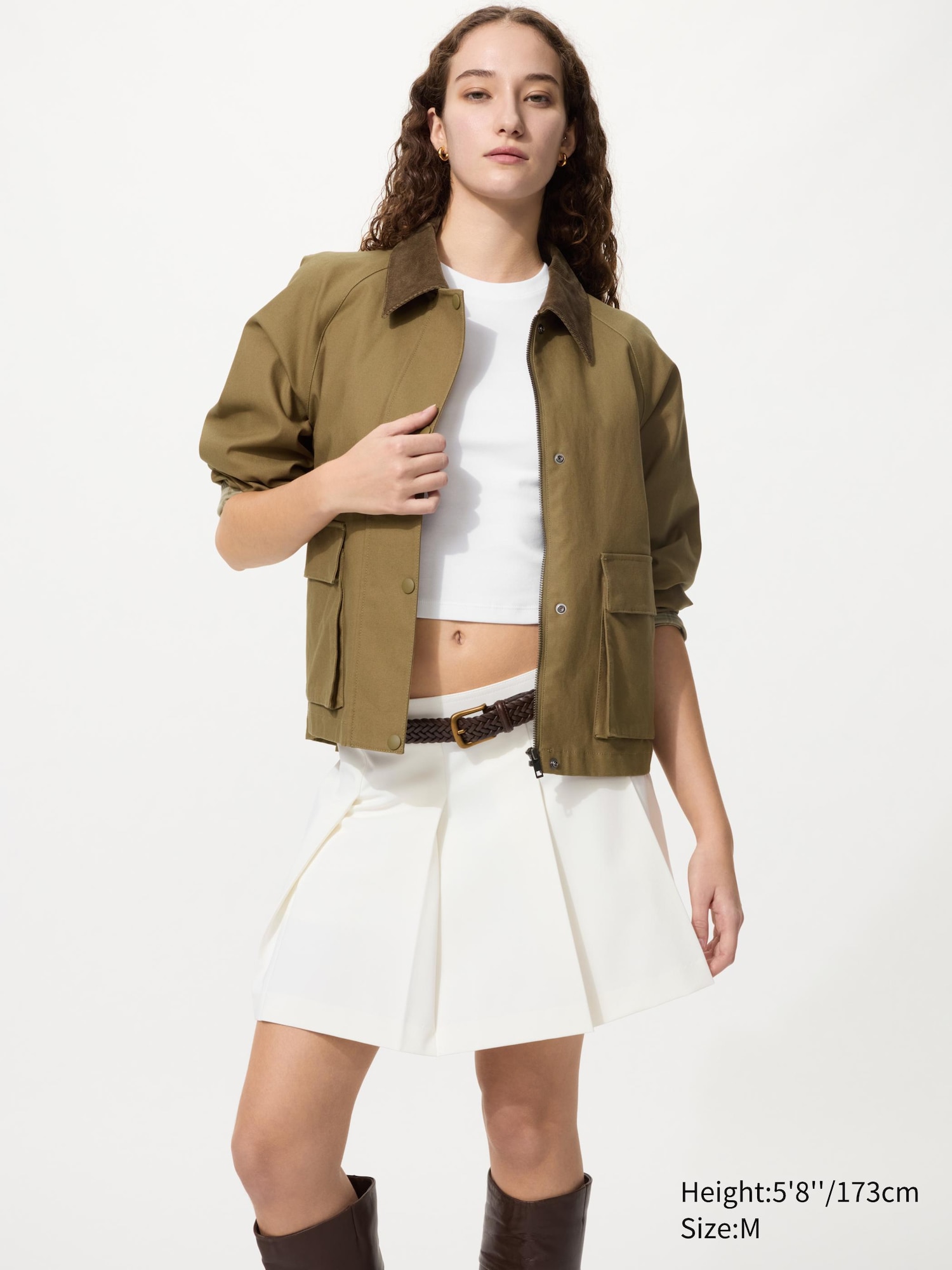 Pleated Skort