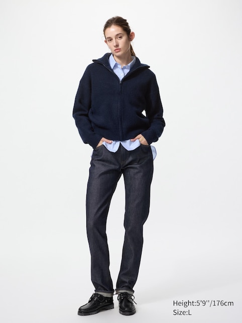 Souffle Yarn Full Zip Cardigan