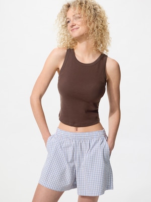 Ribbed Cropped Bra Top