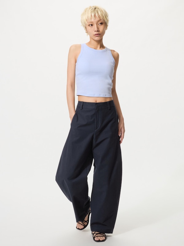 Ribbed Cropped Bra Top