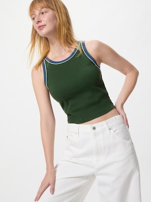 Ribbed Cropped Bra Top | Ringer