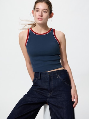 Ribbed Cropped Bra Top | Ringer