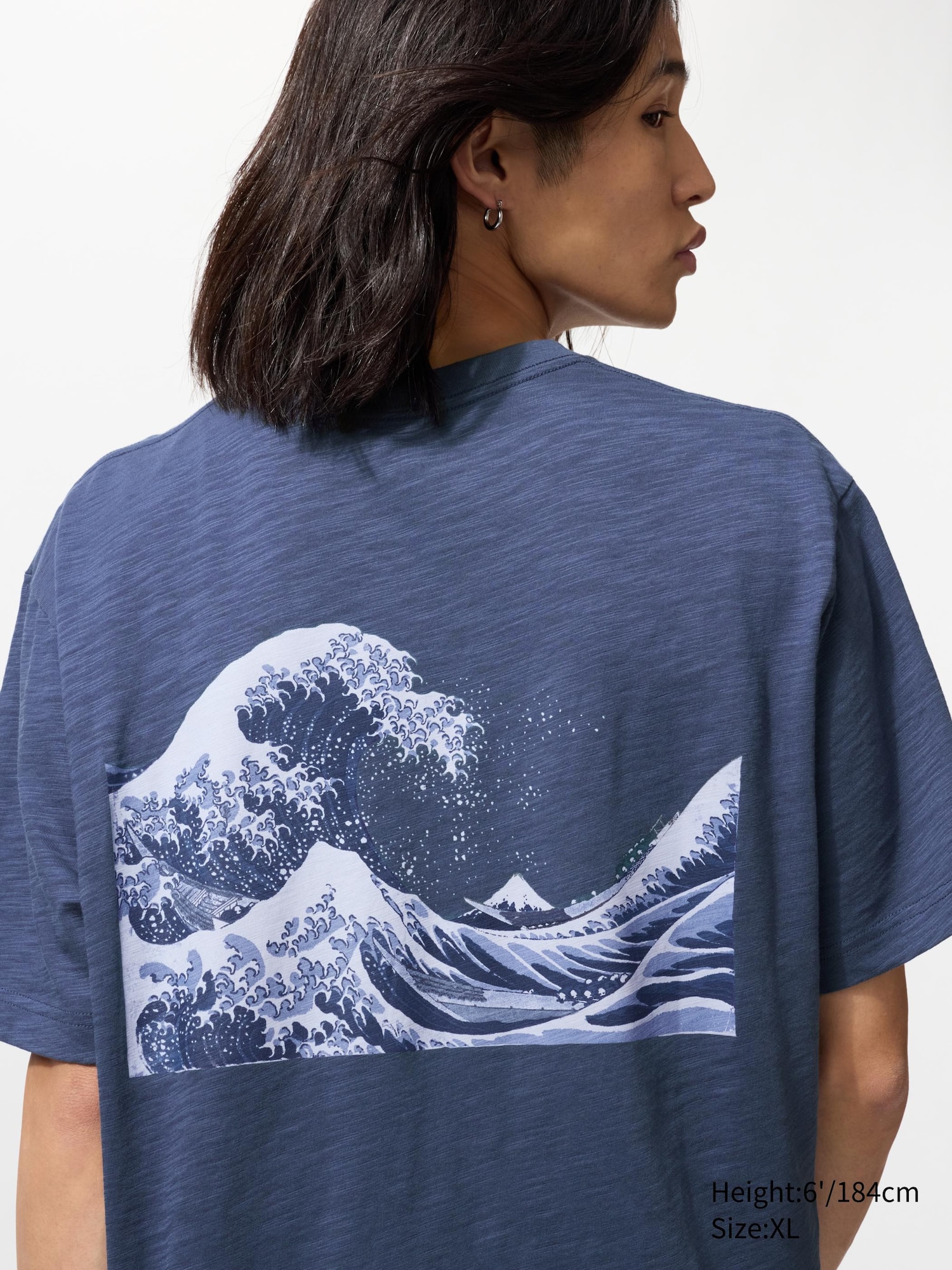 Ukiyo-e Blue UT (Short Sleeve Graphic T-Shirt)