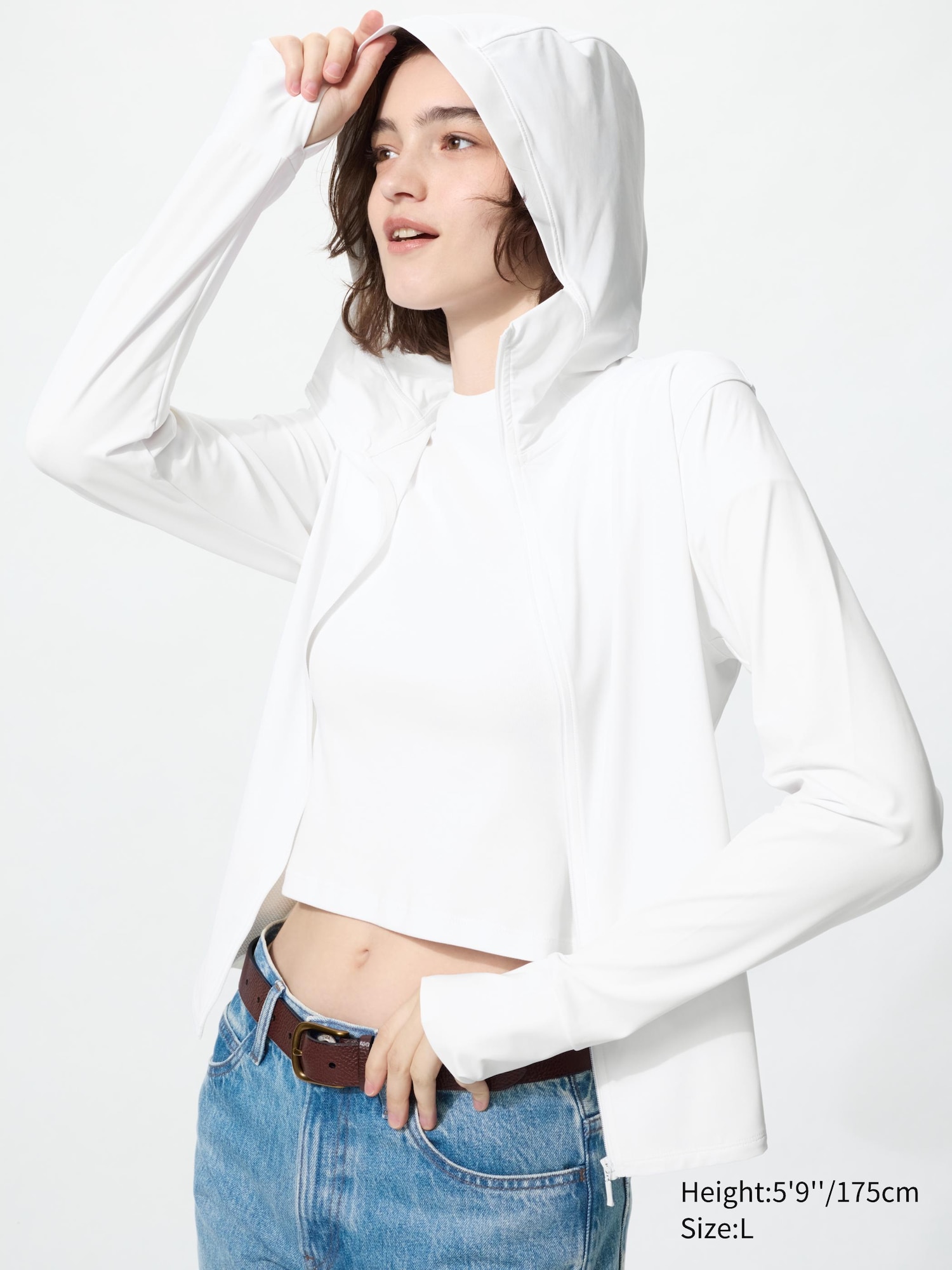 Худи Ultra Stretch AIRism UV Protection с полной молнией