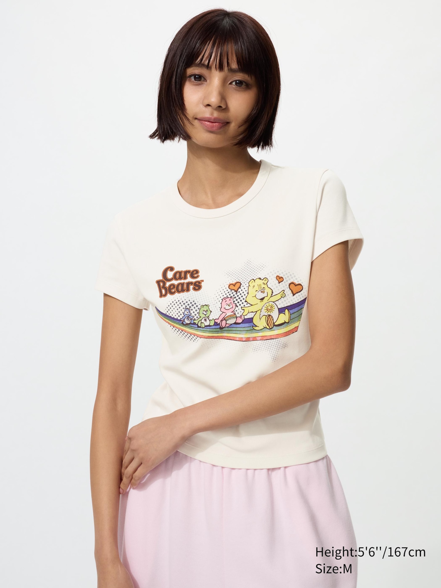 Cheerful characters UT (Short Sleeve Graphic T-Shirt) | Care Bears