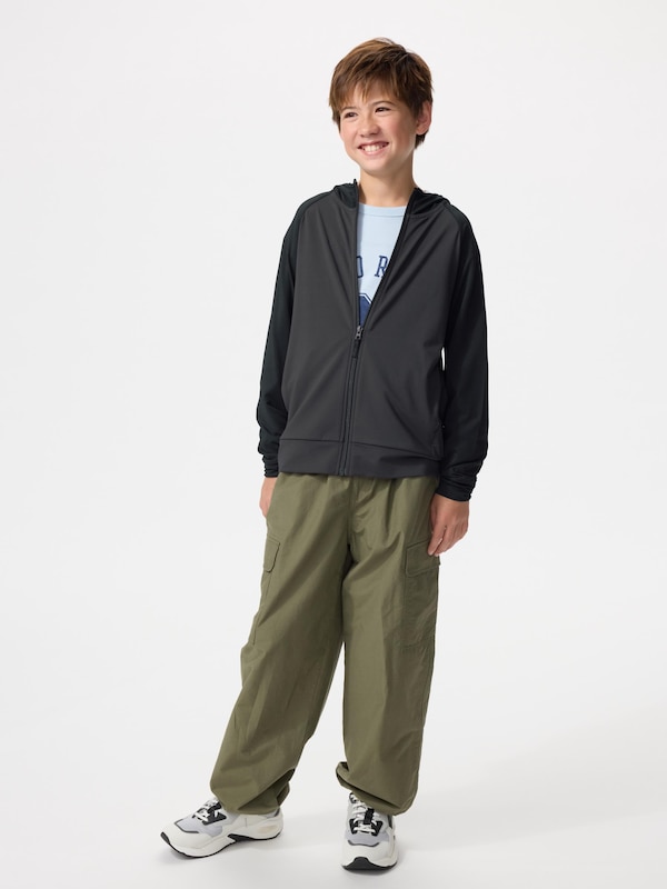 AIRism UV Protection Full-Zip Hoodie | Bicolor