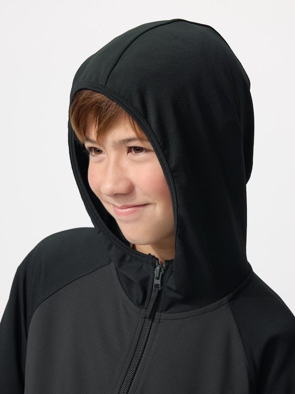 AIRism UV Protection Full-Zip Hoodie | Bicolor