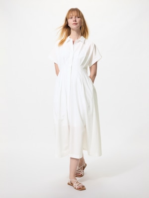 Seersucker Shirt Dress | Short Sleeve