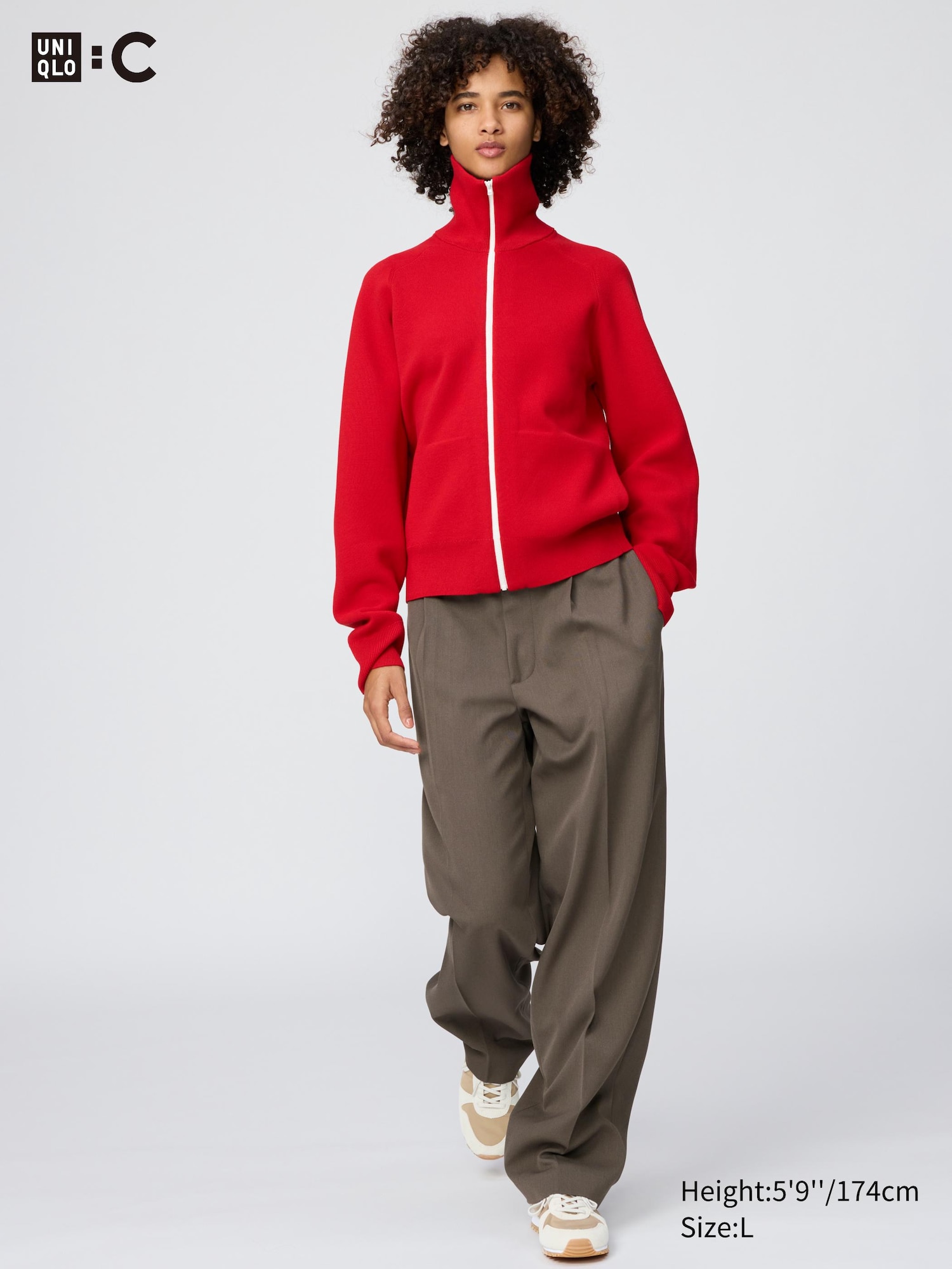 PLEATED WIDE TAPERED PANTS | UNIQLO TH