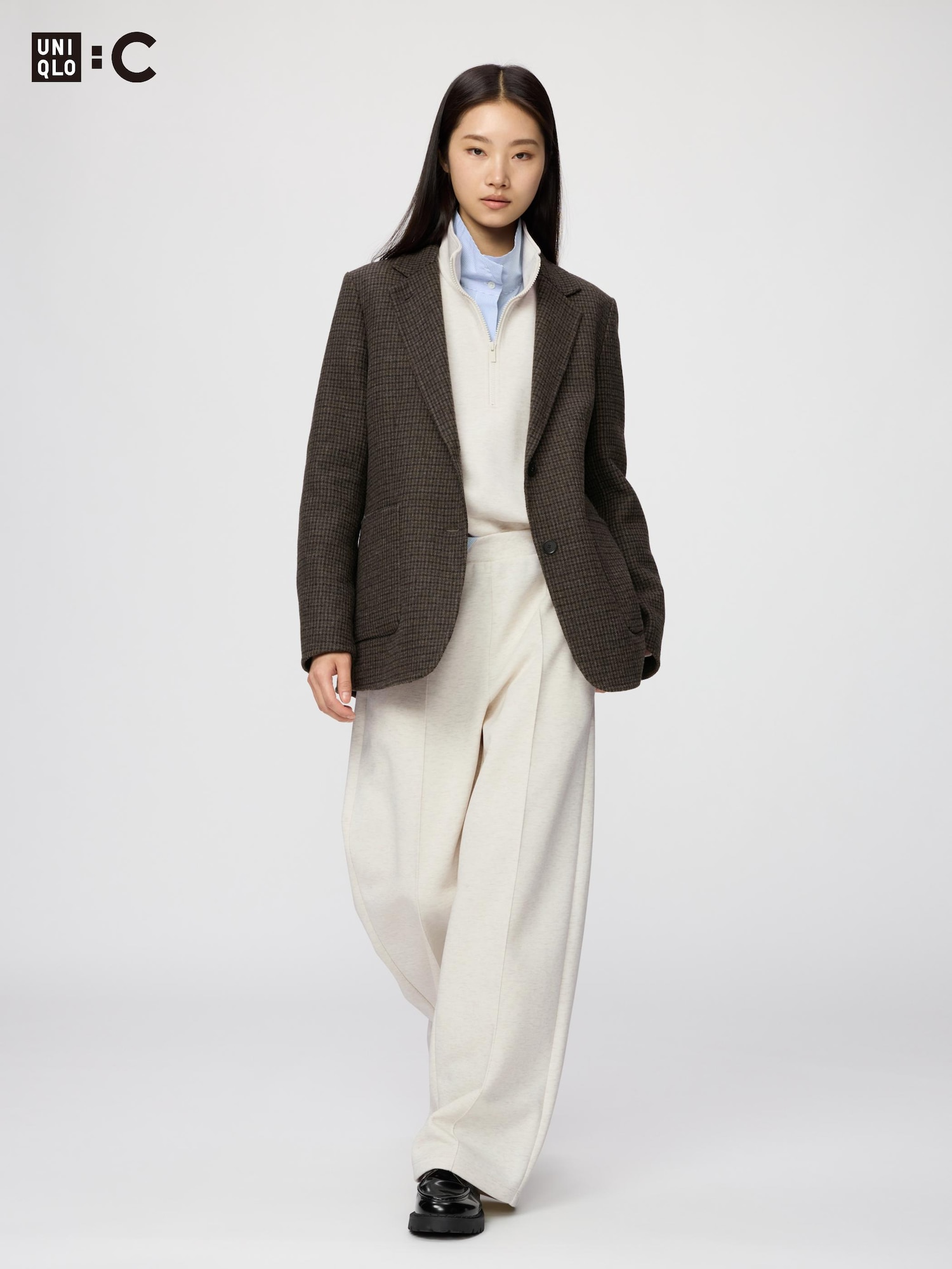 Sweat Straight Pants | Longer Length 74 - 76.5 cm*