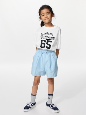 GIRLS Easy Shorts | Chambray