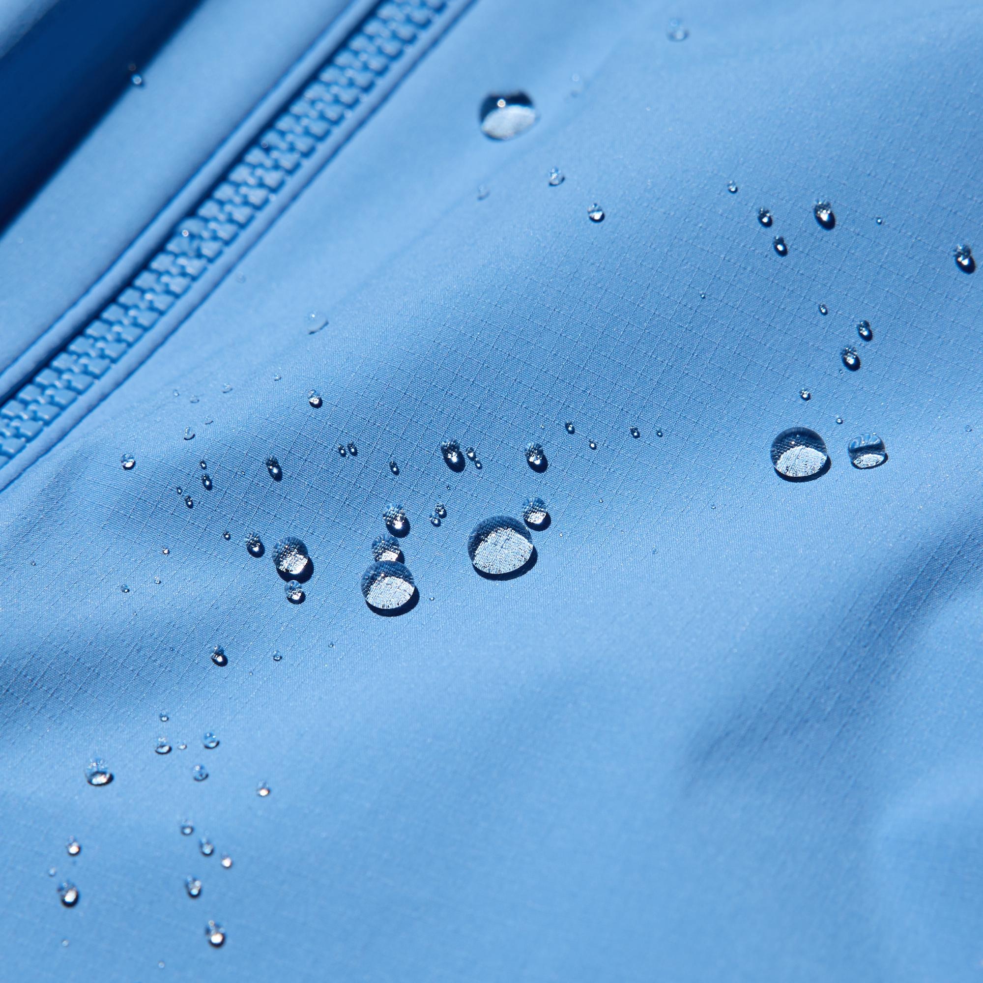 Water-repellent finish repels light rain*.