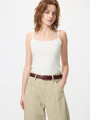 Pointelle Printed Camisole | Can Be Set Up With Tops