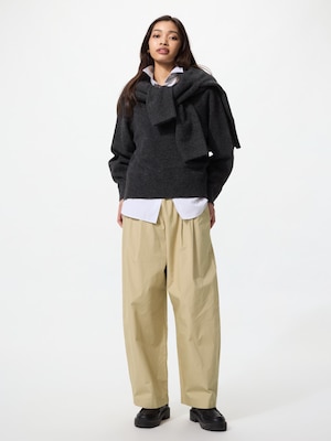 Cotton Volume Easy Pants
