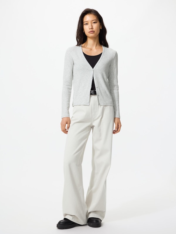 Ribbed V Neck Cardigan | Can Be Set Up With Pants