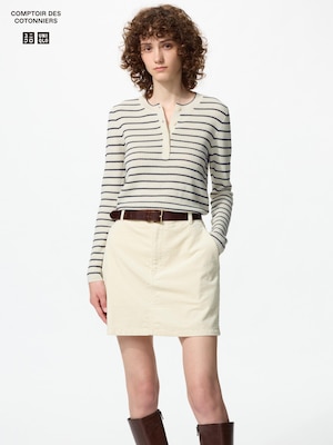 Corduroy Mini Skirt
