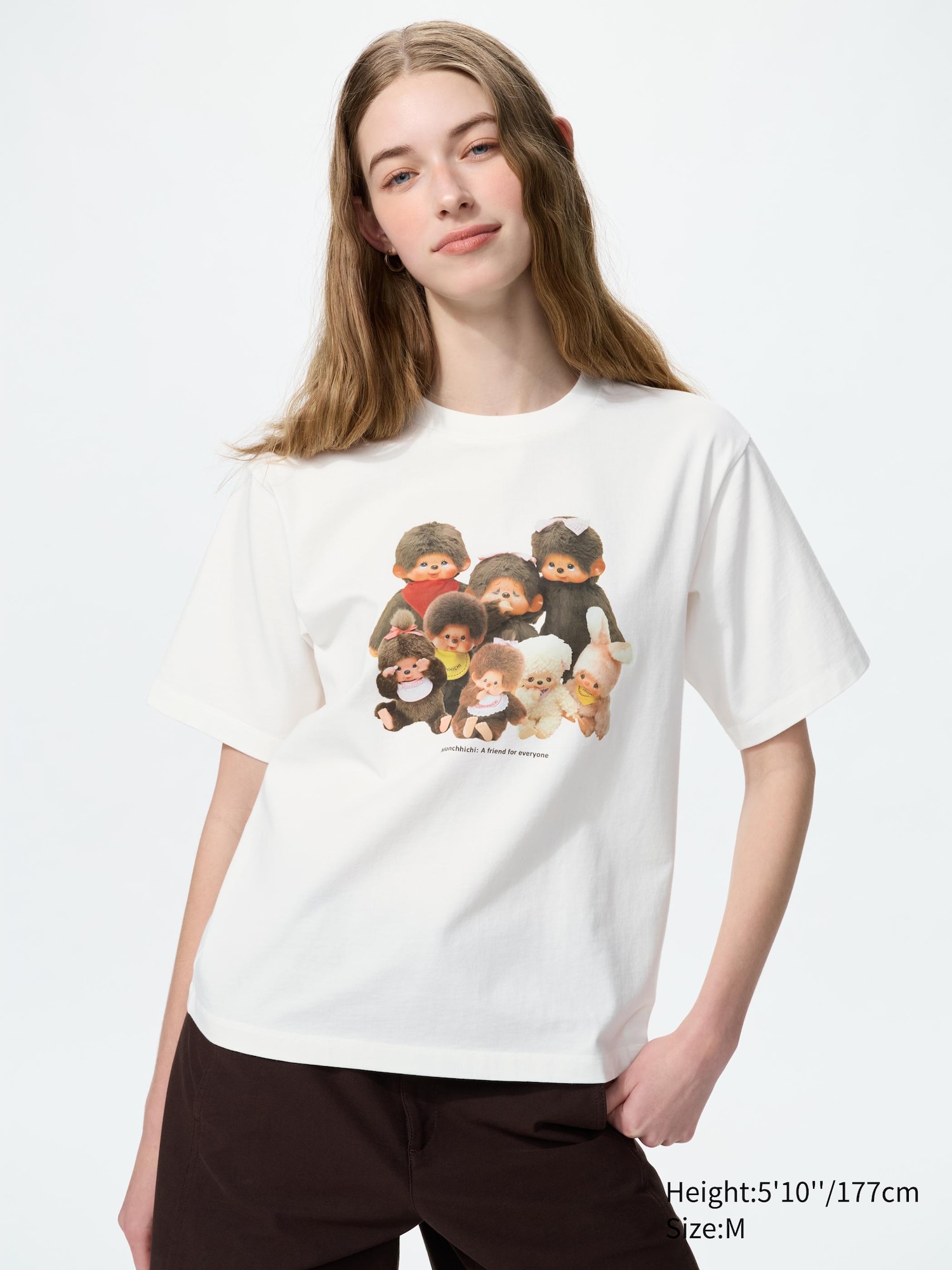 Monchhichi UT (Футболка с коротким рукавом и принтом)