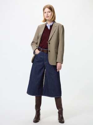 Denim Culotte (Length 45 cm*)