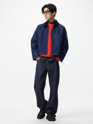Zip Up Short Jacket | Denim (New Design)