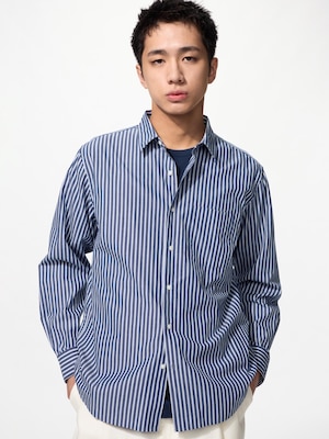 Broadcloth Shirt | Regular Collar, Striped