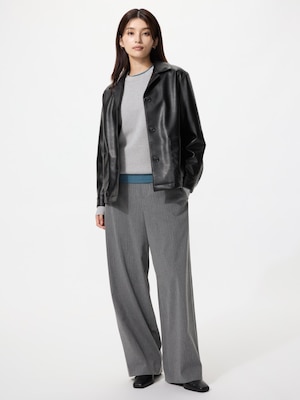 Smart Easy Pants | Striped, Normal Length 70 - 74 cm*