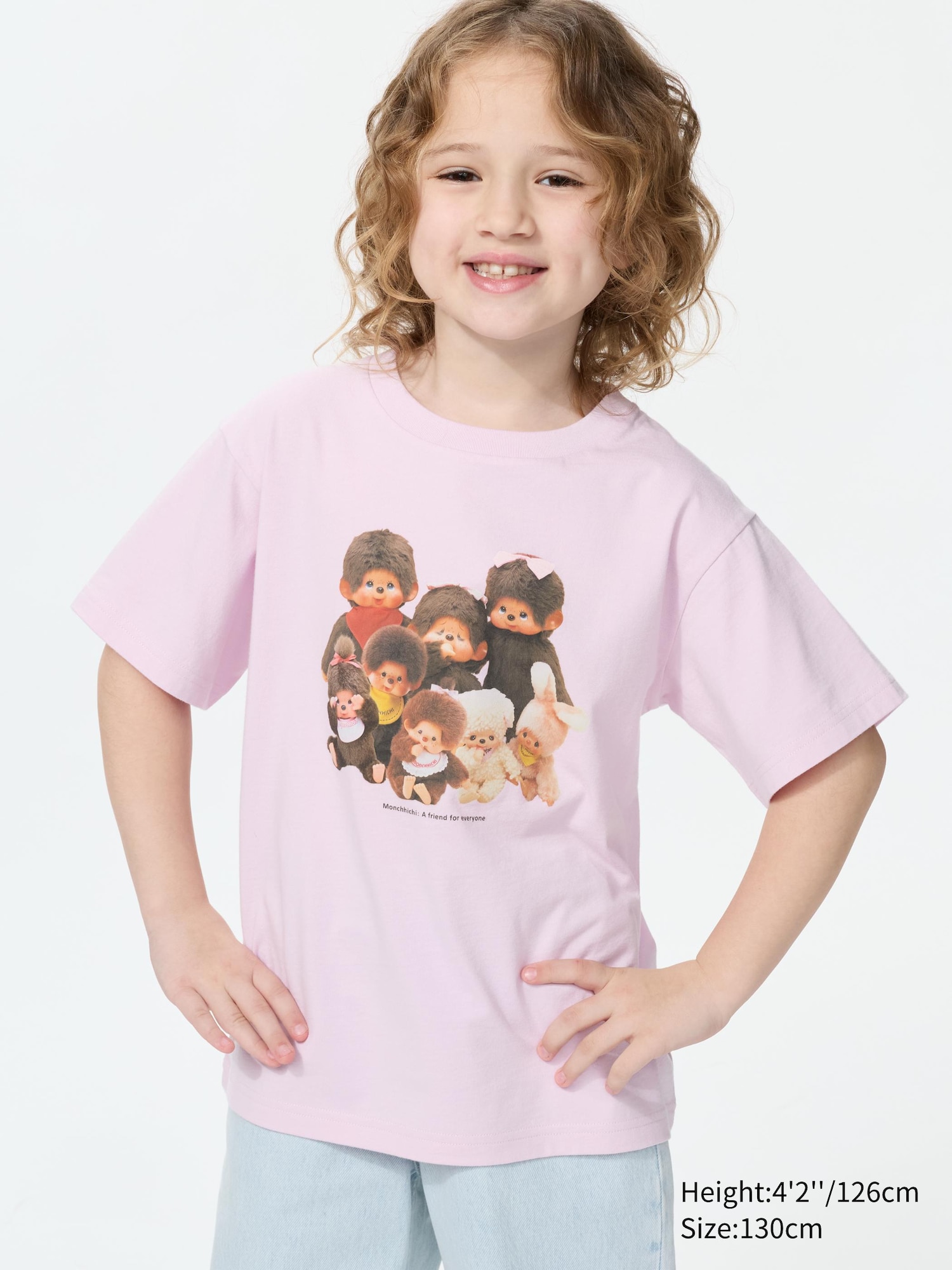 Футболка GIRLS Monchhichi UT (графический принт, короткий рукав)