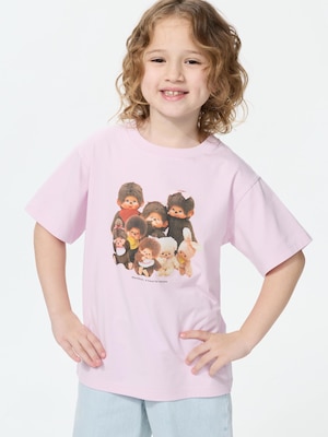 GIRLS Monchhichi UT (Short Sleeve Graphic T-Shirt)