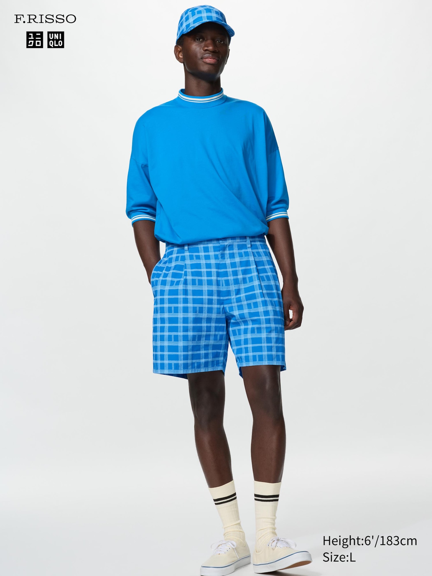 Pleated Shorts | Checked