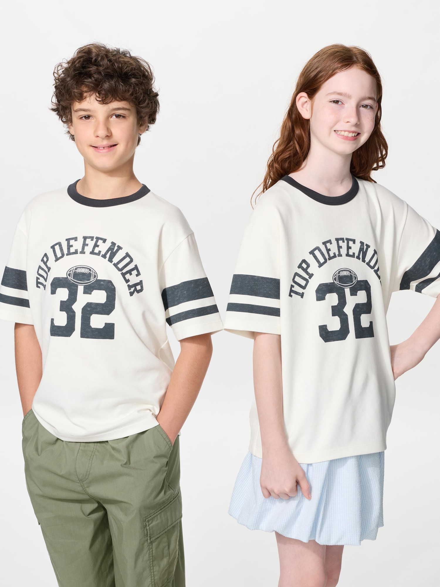Футболка Kids AIRism Cotton с графическим принтом и коротким рукавом